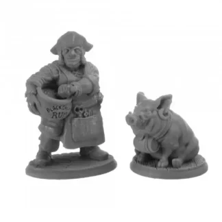 Stumpy Dan McGinty and Grog Hog #30043 Reaper Legends Unpainted Plastic - Your Source for Gaming Essentials Flash Sale