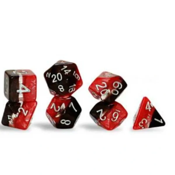 Supernova Dice 7 Piece Polyhedral DnD Dice Set - Magma - Your Source for Gaming Essentials Shop