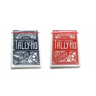 Tally-Ho, Fan Circle Back Style, Playing Cards - 1 Red and 1 Blue Deck - Your Source for Gaming Essentials Discount