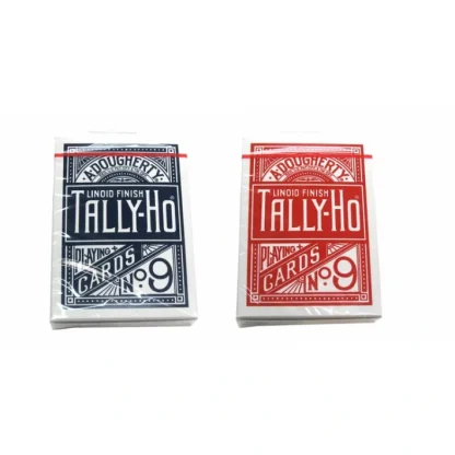 Tally-Ho, Fan Circle Back Style, Playing Cards - 1 Red and 1 Blue Deck - Your Source for Gaming Essentials Discount