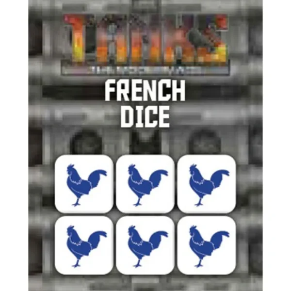 Tanks: The Modern Age - French Dice Set (6 Dice) - Your Source for Gaming Essentials Clearance