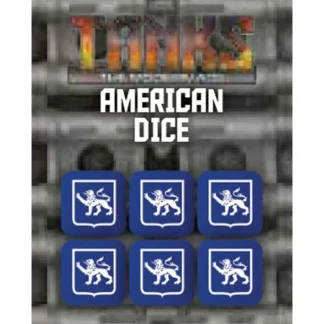 Tanks: The Modern Age - United States Dice Set (6 Dice) - Your Source for Gaming Essentials Best