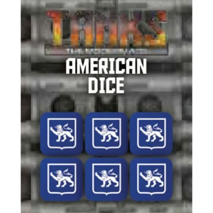 Tanks: The Modern Age - United States Dice Set (6 Dice) - Your Source for Gaming Essentials Best