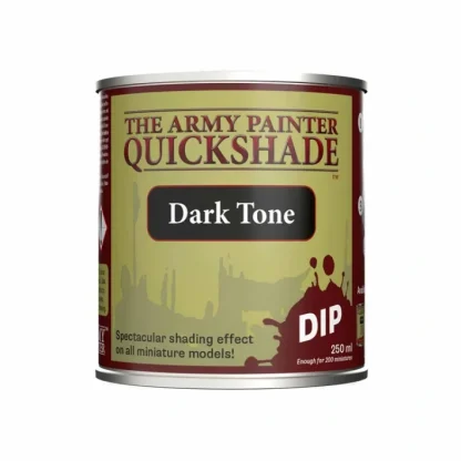 The Army Painter Quickshade: Dark Tone 250ml Dip - Your Source for Gaming Essentials Cheap