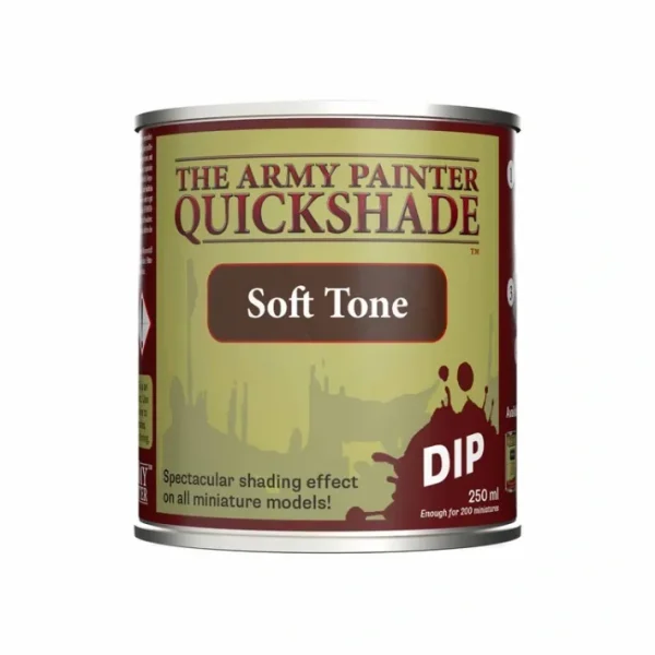 The Army Painter Quickshade: Soft Tone 250ml Dip - Your Source for Gaming Essentials New