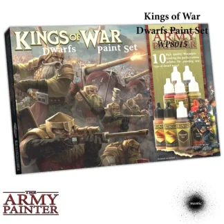 The Army Painter Warpaints: Kings of War Dwarfs Paint Set - 10 Warpaints - Your Source for Gaming Essentials Store