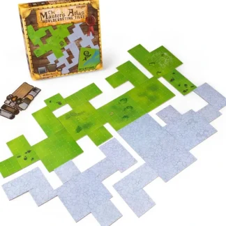 The Master's Atlas Reversible Worldcrafting Tiles - Grass and Stone - Your Source for Gaming Essentials Clearance