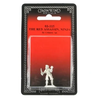 The Red Assassin Ninja #03-115 Classic Ral Partha Fantasy RPG Metal Figure - Your Source for Gaming Essentials Shop