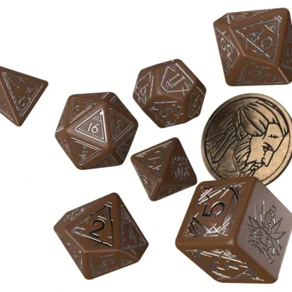 The Witcher Dice Set: Geralt - Roach's Companion (7 Die Set + Coin) - Your Source for Gaming Essentials Outlet