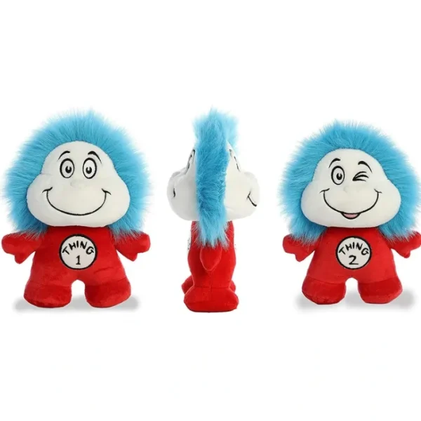 8.5" Thing 1 & Thing 2 Double Sided Dood Plushie Aurora Licensed Stuffed Plush - Your Source for Gaming Essentials New