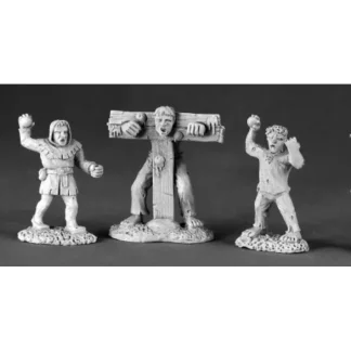 Townsfolk XII Pillory & Kids 03472 Dark Heaven Unpainted Metal - Your Source for Gaming Essentials Discount