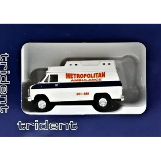 Trains | Trident Miniatures 90100 HO Metropolitan Ambulance Emergency Vehicle - Your Source for Gaming Essentials