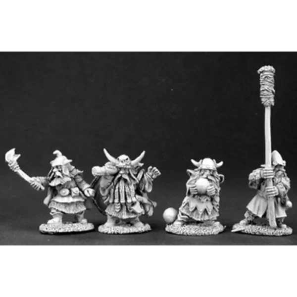 Unpainted Dwarven Engineer & Crew 4P 06060 Dark Heaven Army - Your Source for Gaming Essentials Online