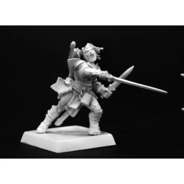 Valeros, Iconic Male Human Fighter #60001 Pathfinder Miniatures Unpainted - Your Source for Gaming Essentials Sale