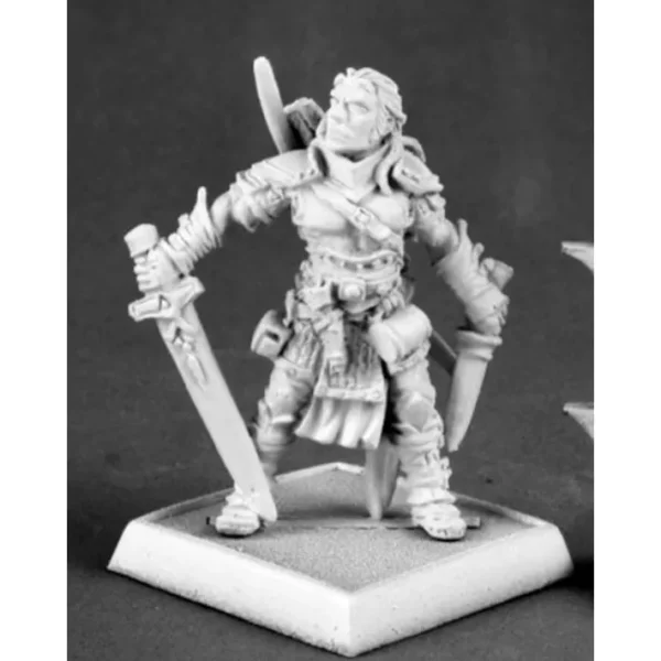 Valeros, Male Iconic Fighter V2 #60035 Pathfinder Miniatures Unpainted - Your Source for Gaming Essentials Store