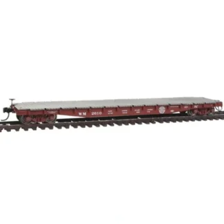 Trains | Walthers 920-104114 HO 53' AAR Flatcar - Ready to Run Western Maryland #2610 - Your Source for Gaming Essentials