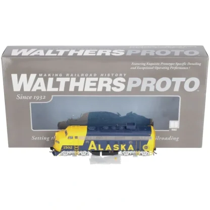 Trains | Walthers 920-47711 HO Alaska EMD F7A w/48" Dynamic Fan-Standard DC #1502 LN/Box - Your Source for Gaming Essentials