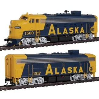 Trains | Walthers 920-40710 HO Alaska EMD F7 A-B Set w/48" Dynamic Fan #1500,1517 - Your Source for Gaming Essentials