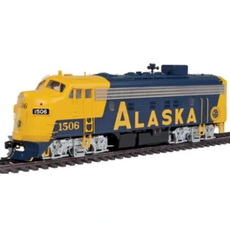 Trains | Walthers 920-47712 HO Alaska EMD F7A w/48" Dynamic Fan-Standard DC #1506 - Your Source for Gaming Essentials