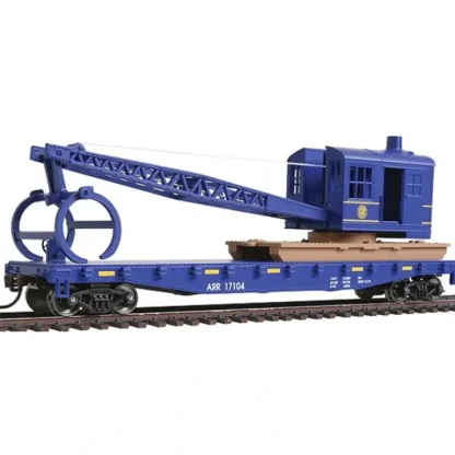 Trains | Walthers 931-1780 HO Alaska Railroad - Flatcar with Logging Crane - Your Source for Gaming Essentials