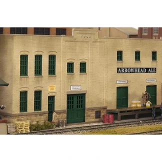 Trains | Walthers 933-3193 HO Arrowhead Ale Background Building Kit - Your Source for Gaming Essentials