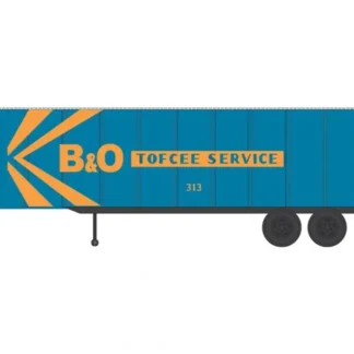 Trains | Walthers 949-2357 HO Assembled Baltimore & Ohio 32' Trailer (Set of 2) - Your Source for Gaming Essentials