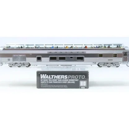 Trains | Walthers 920-9344 HO ATSF Chief 85' Budd Big Dome Bar-Lounge Dormitory - Your Source for Gaming Essentials