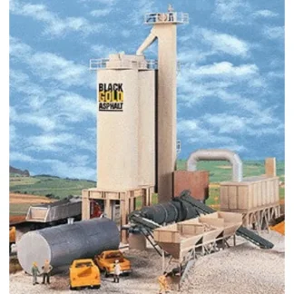 Trains | Walthers 933-3085 HO Black Gold Asphalt Hot Mix Plant Industrial Building Kit - Your Source for Gaming Essentials