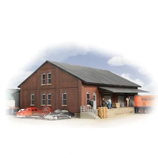Trains | Walthers 933-2954 HO Brick Freight House Building Kit - Your Source for Gaming Essentials
