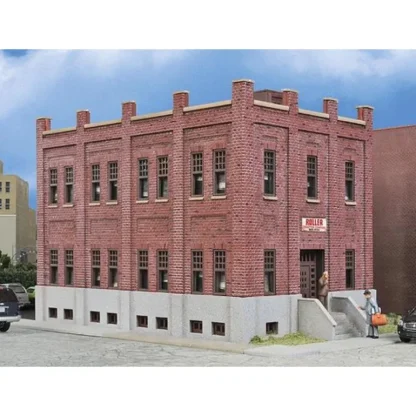 Trains | Walthers 933-4050 HO Brick Office Building Kit - Your Source for Gaming Essentials
