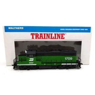 Trains | Walthers 931-101 HO Burlington Northern EMD GP9M Diesel Loco Standard DC #1709 - Your Source for Gaming Essentials