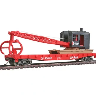 Trains | Walthers 931-1781 HO Canadian Pacific Flatcar with Logging Crane #304860 - Your Source for Gaming Essentials