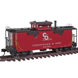 Trains | Walthers 920-103156 HO Chesapeake & Ohio 25' Wood Caboose - Ready to Run #90860 - Your Source for Gaming Essentials