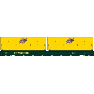 Trains | Walthers 920-105207 HO Chicago & North Western 50' Cushion Coil Car RTR #39600 - Your Source for Gaming Essentials