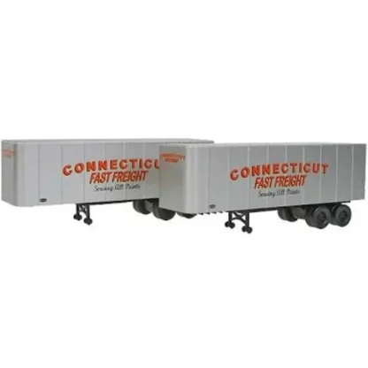 Trains | Walthers 949-2354 HO Connecticut Fast Freight 32' Trailer Assembled (Pack of 2) - Your Source for Gaming Essentials