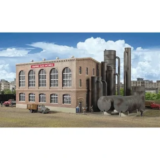 Trains | Walthers 933-2905 HO Cornerstone Series Gas Plant Empire Gas Works Structure Kit - Your Source for Gaming Essentials