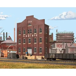 Trains | Walthers 933-3183 HO Cornerstone Series Plant No. 4 Background Building Kit - Your Source for Gaming Essentials