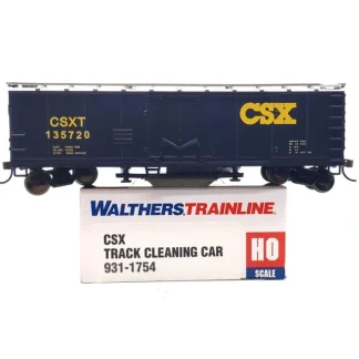Trains | Walthers 931-1754 HO CSX 40' Plug-Door Track Cleaning Boxcar #135720 - RTR - Your Source for Gaming Essentials
