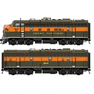 Trains | Walthers 920-40706 HO GN EMD F7A-B Set Tsunami Sound & DCC #364A, 364B - Your Source for Gaming Essentials