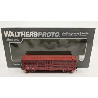 Trains | Walthers 920-108803 HO Gotham Stock Express GSX 40' Mather Stock Car RTR #4010 - Your Source for Gaming Essentials