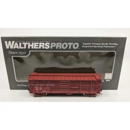 Trains | Walthers 920-108803 HO Gotham Stock Express GSX 40' Mather Stock Car RTR #4010 - Your Source for Gaming Essentials