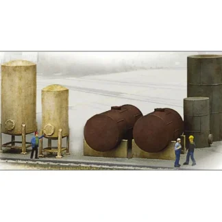 Trains | Walthers 933-3197 HO Industrial Storage Tanks Detail Cornerstone Building Kit - Your Source for Gaming Essentials