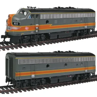 Trains | Walthers 920-41279 HO Milwaukee Road EMD F3AB Set #80D/80C - Your Source for Gaming Essentials
