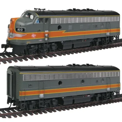 Trains | Walthers 920-41279 HO Milwaukee Road EMD F3AB Set #80D/80C - Your Source for Gaming Essentials