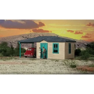 Trains | Walthers 933-2824 HO Motel Cabin Built Up - Your Source for Gaming Essentials