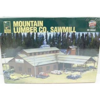 Trains | Walthers 933-3058 HO Mountain Lumber Company Sawmill Building Kit - Your Source for Gaming Essentials