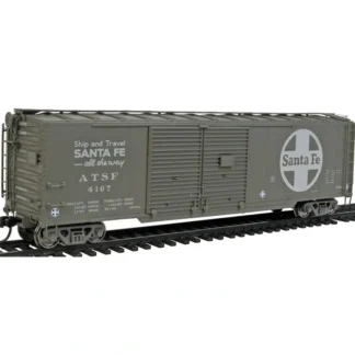 Trains | Walthers 920-101662 HO Santa Fe 50' AAR Double-Door Express Boxcar RTR #4167 - Your Source for Gaming Essentials