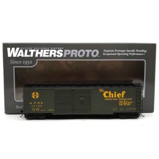 Trains | Walthers 920-101658 HO Santa Fe 50' AAR Double-Door Express Boxcar #10160 - Your Source for Gaming Essentials