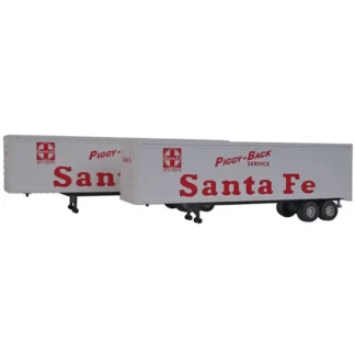 Trains | Walthers 949-2314 HO Santa Fe 40' Trailer 2-Pack - Assembled - Your Source for Gaming Essentials