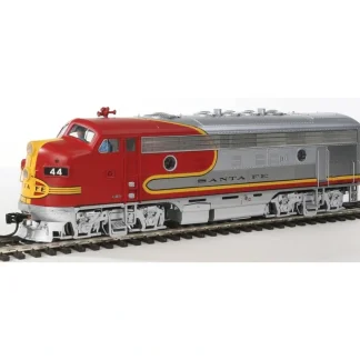 Trains | Walthers 920-47699 HO Santa Fe EMD F7A w/48" Dynamic Fan - Standard DC #44L - Your Source for Gaming Essentials